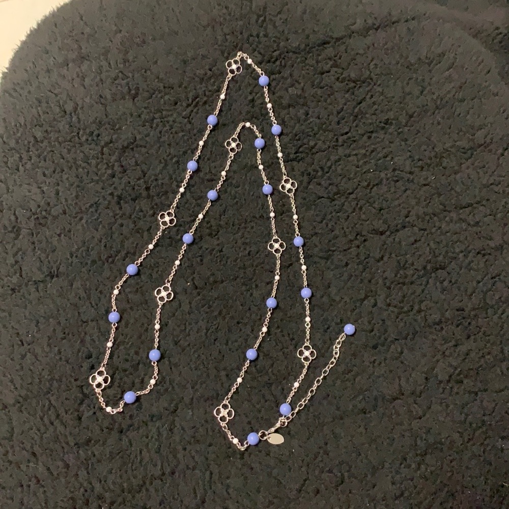 NWOT Periwinkle Lia Sophia long necklace